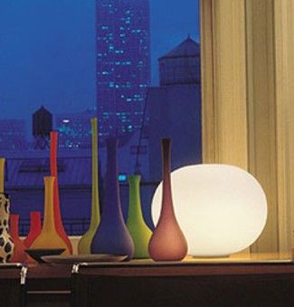 Tischleuchte GLO-BALL Basic 2  weiss
1x250W Halogen E27 dimmbar / D= 45/H=36cm