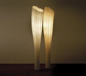 Stehleuchte Horn gold dimmbar
H=160 D=33/ 230V/ E 27/ 2x23W