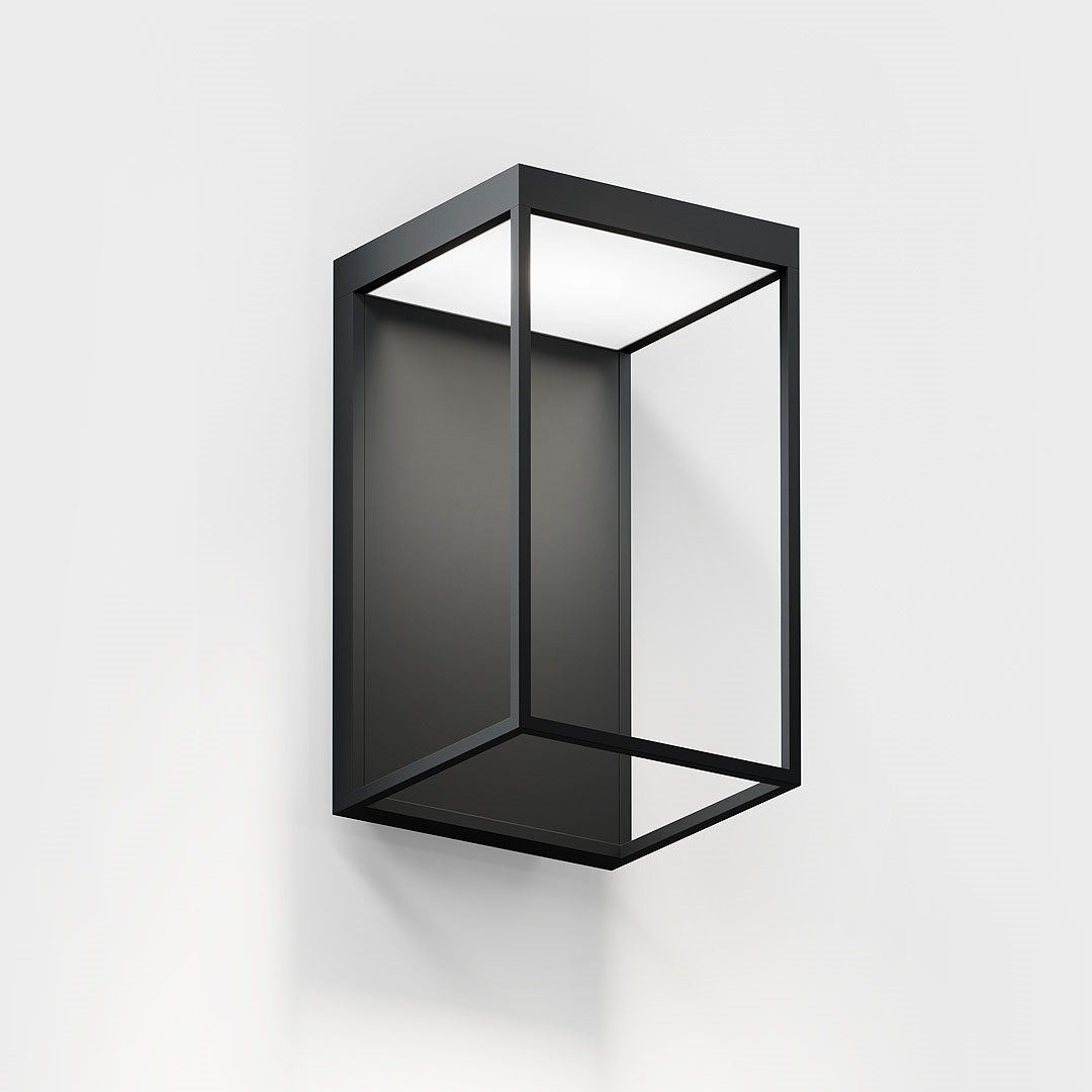 Wandleuchte Gic base 8W 2700K anthrazit
240V 240Lm H=240mm B=140 T=157 / IP65