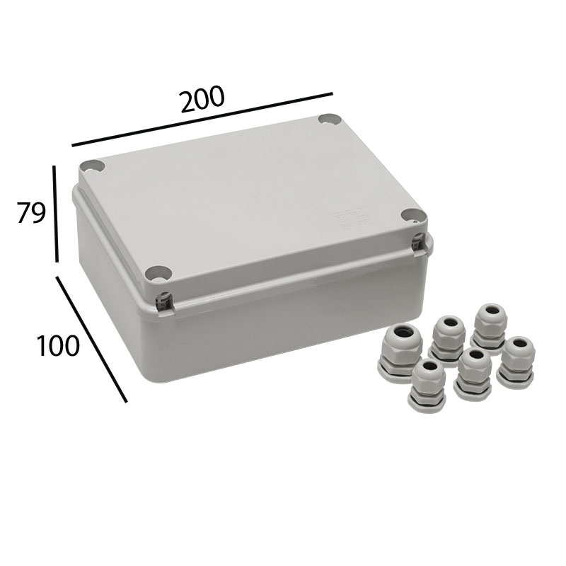 Konverter - Box 24V LED 2x36W DALI-Touch DIM weiss
240V/ L=240 B=190 H=90/ IP56