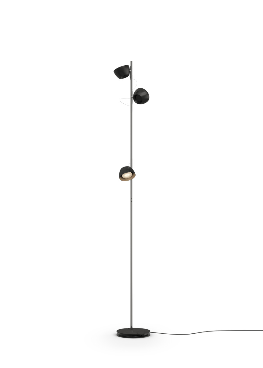 Steh-Leseleuchte IRIO S 62W DTW schwarz
240V/1800-2800K 5520lm H=1875mm IP20