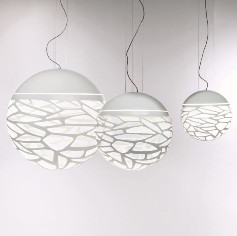 Hängeleuchte Kelly Small Sphere D=40 cm bronze
230V 3 x E27 max 23/46Watt IP40 DIM