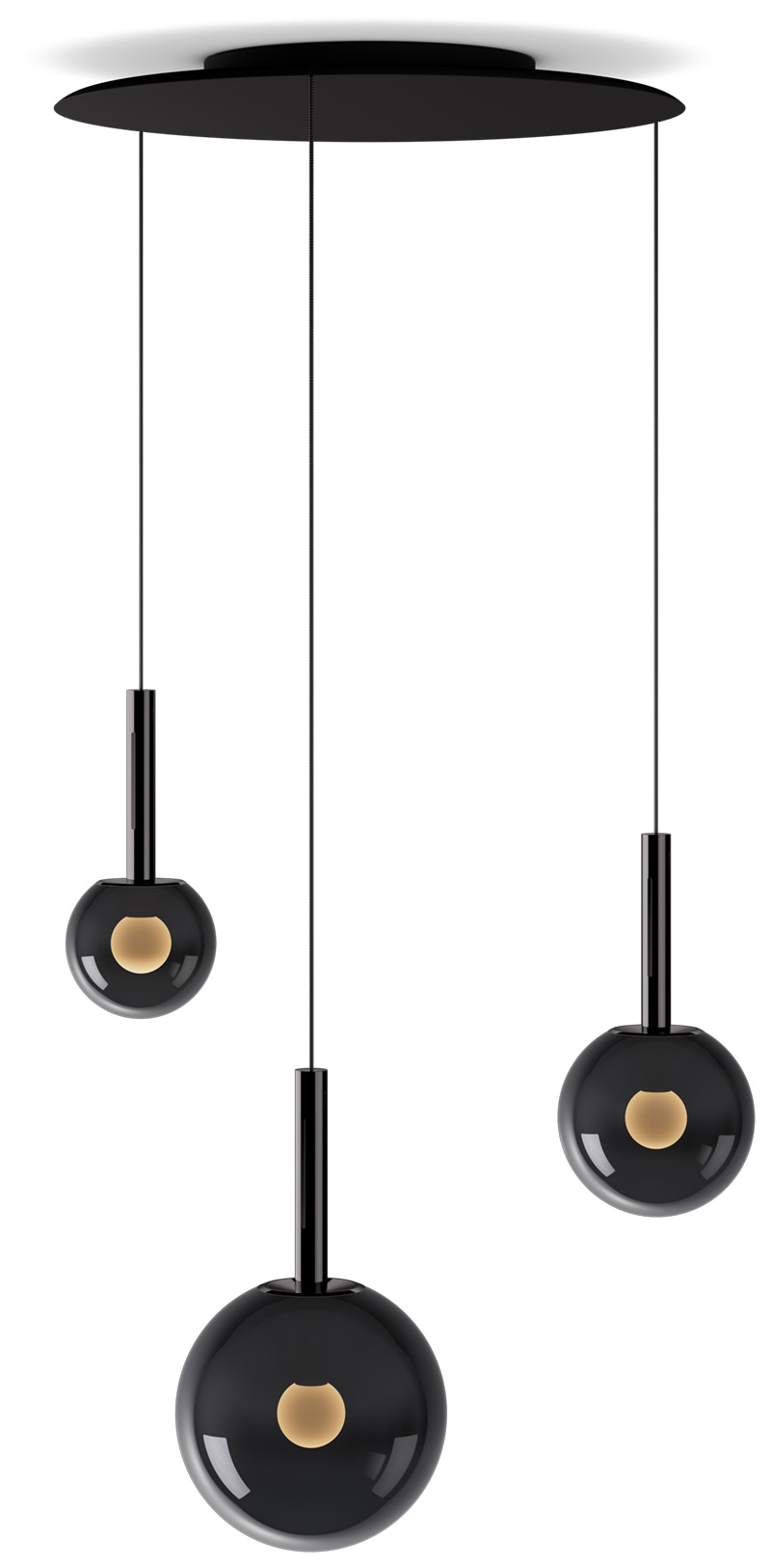 Pendelleuchte Luna Sospeso cloud 3 fix AIR dark chrome
240V 2700-4000K 27W 1290Lm IP20