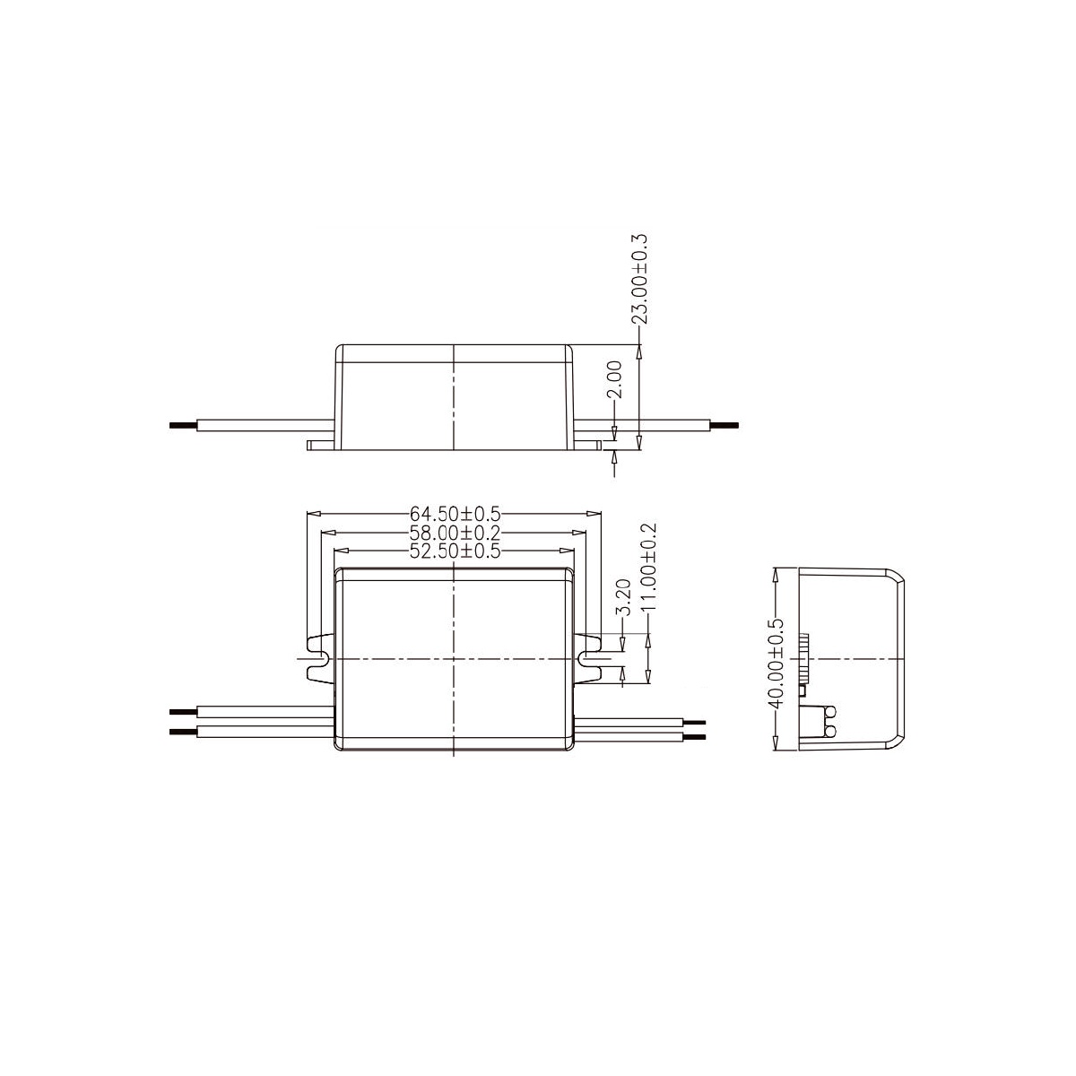 Multi-Konverter 15W NFC 100-700mA Casambi
220-240V / L=54 B=41 H=34 IP20 - Image 2