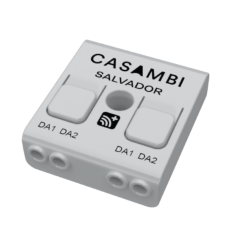 Schnitstellenwandler DALI 64  in Casambi für Einbau
L=36.3 B=40.4 H=14mm IP20