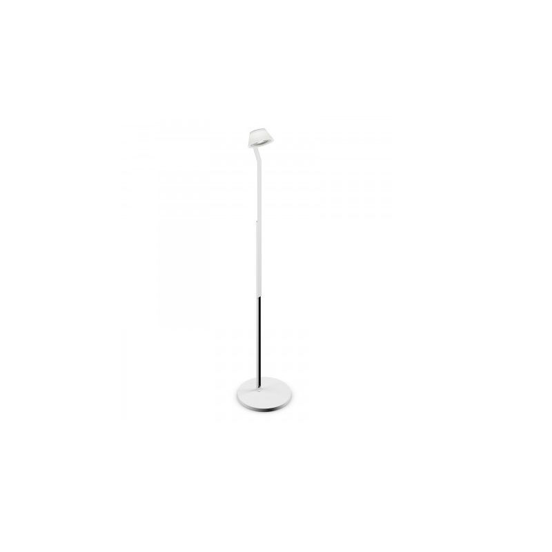 Stehleuchte lei mit Irisblende chrom/weissmatt
230V LED 9W 2700°K dimmbar touchless