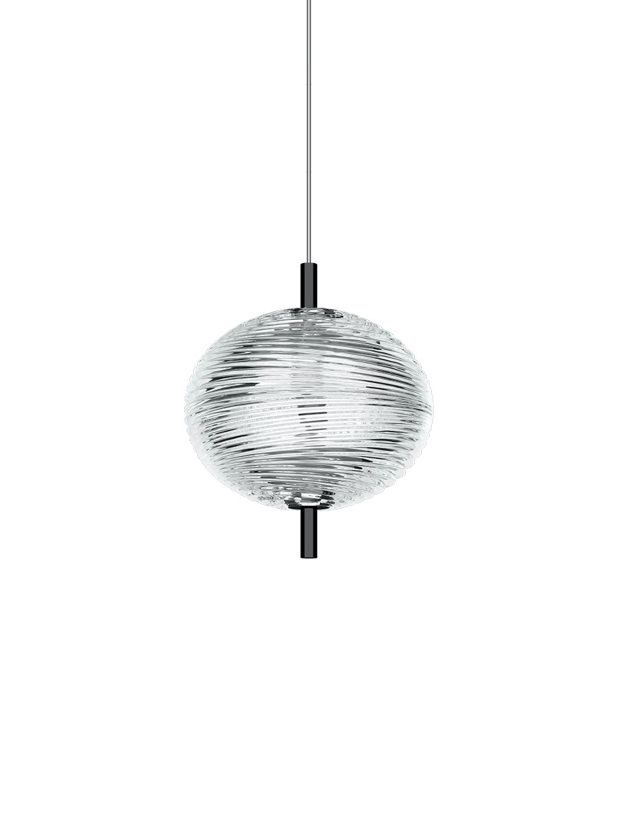 Pendelleuchte Jefferson mini klar - black chrome
240V 350mA 3W 2700K 450Lm CRI90 / IP20