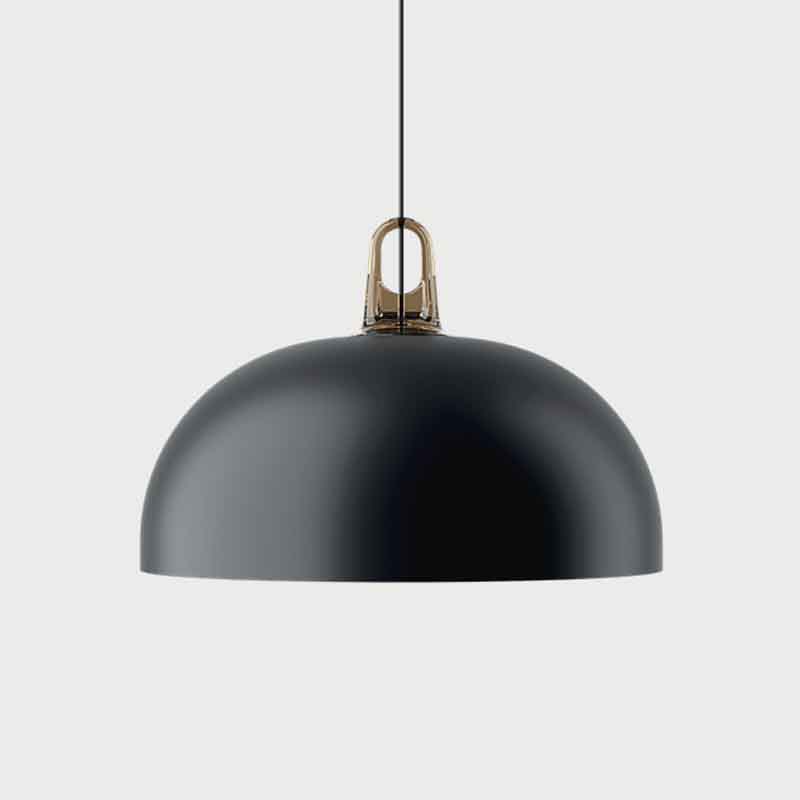 Hängeleuchte JIM dome D=50cm schwarz/honey
230V 1xE27 25W D=50cm H=22/34cm/ IP20