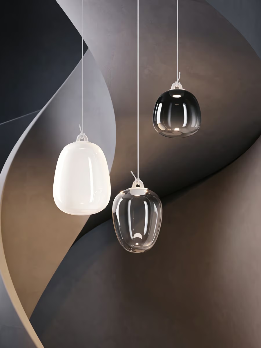 Pendelleuchte Oblo small 7W Glossy smoky
230V / 2700K 1280Lm D=21.1cm H=24.3 / IP20