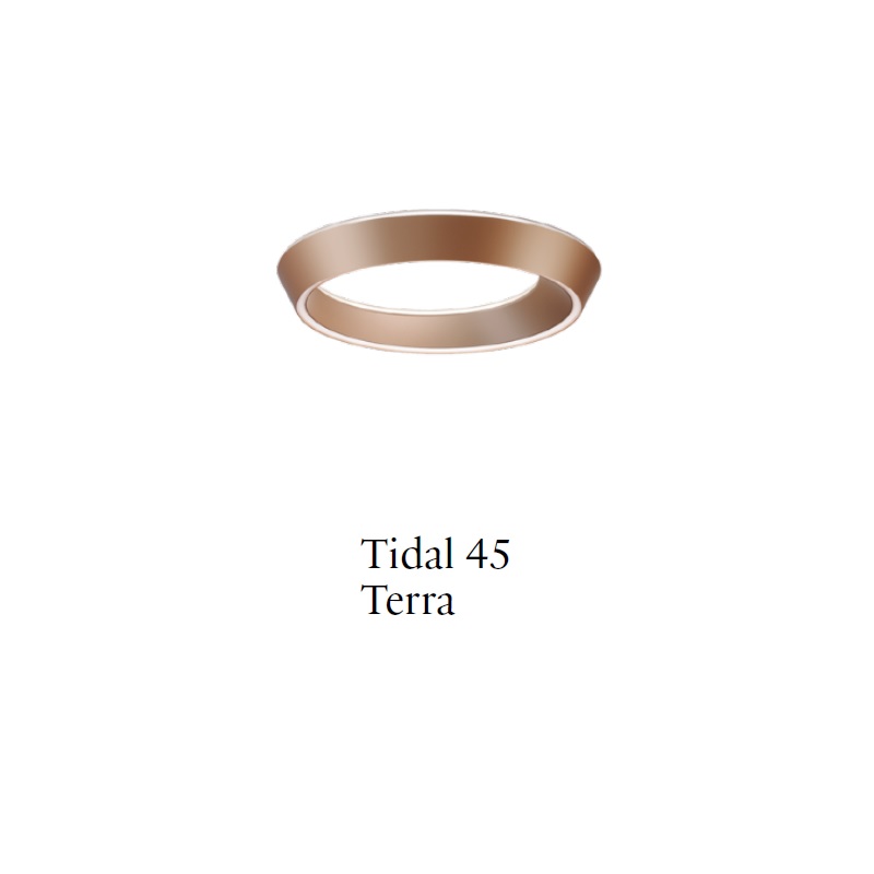 Deckenleuchte Tidal 45 / 30W Terra
230V 3000K 5092Lm D=45 H=6.1cm IP20
