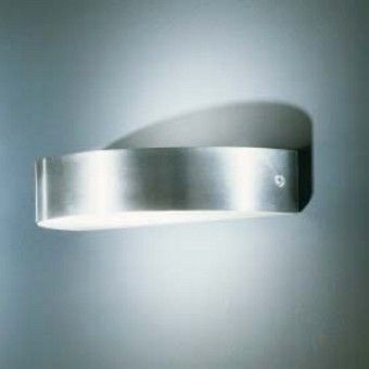 Wandleuchte Lumen 1 Edelstahl gebürstet
240V/R7s max.1x60W
ESG Opalglas matt