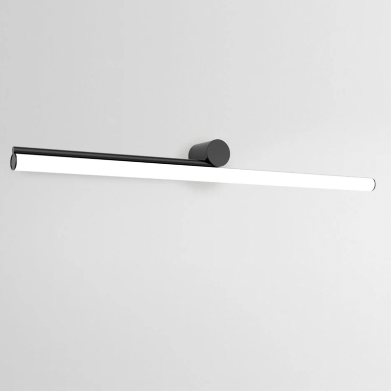 Wandleuchte AMBROSIA A 60 links AC schwarz matt
240V LED 11,1W 3000K 1089Lm L=60 B=9,3cm