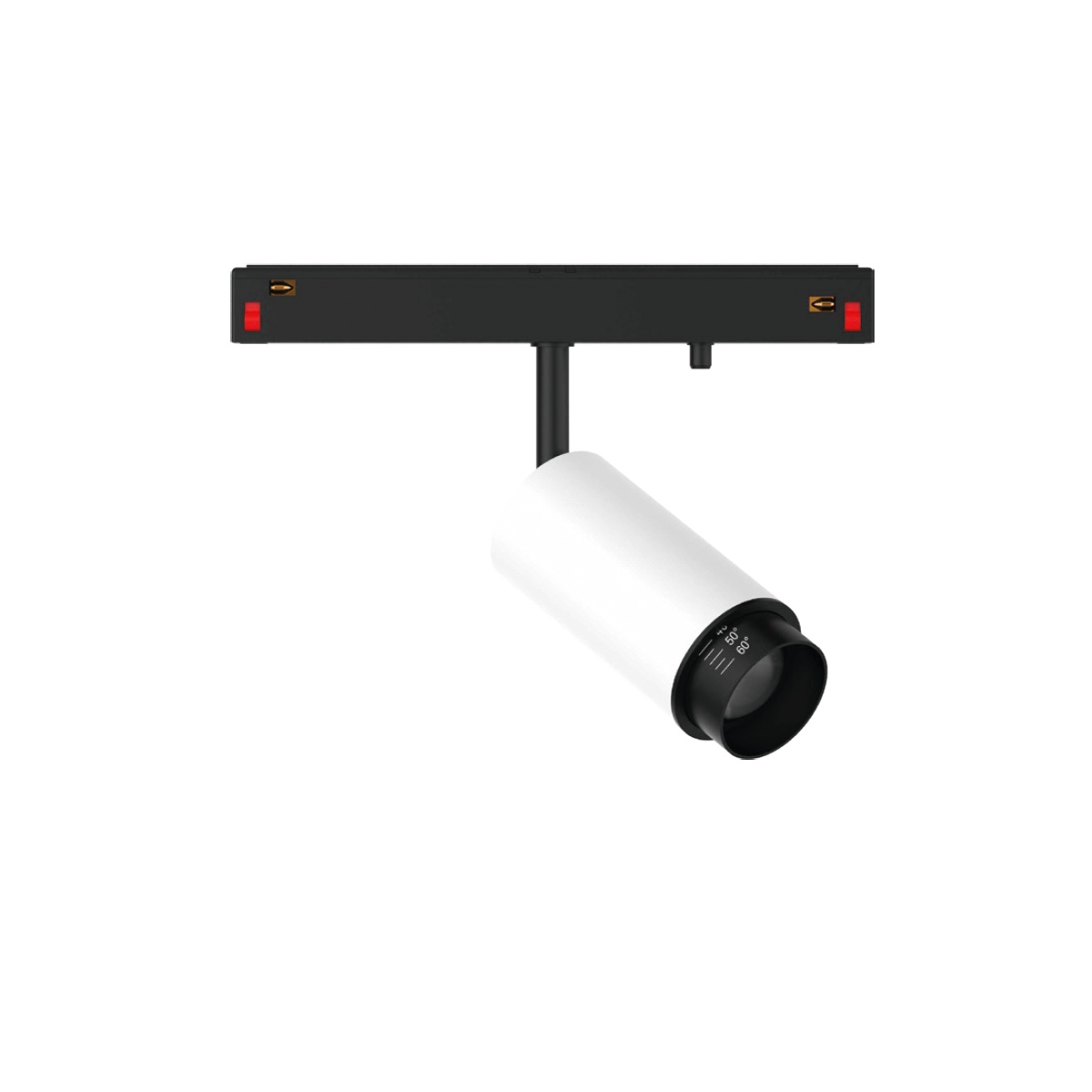 Magneto Strahler M-Zoom 15W/ 12°– 60° weiss matt
DC 48V 3000K 1877Lm D=55 L=122 / IP20
