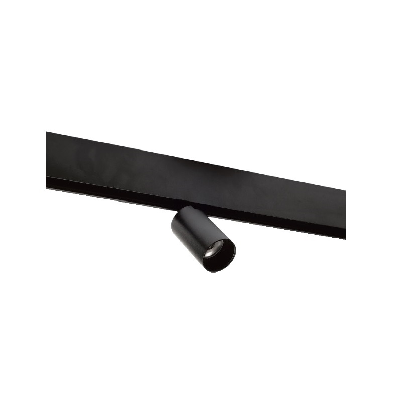 Magneto Schienen-Strahler MiniTube 40 Gun black
DC 48V 7.2W 2700K 640Lm L=70 H=105 IP20