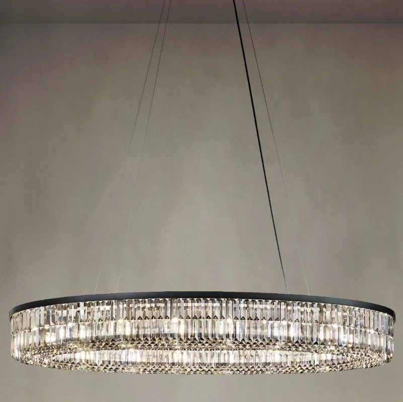 Pendelleuchte PALLADIO S8  rund Black Fumé
230V/ 16 x E27 L=150cm B=75 H=18cm IP20