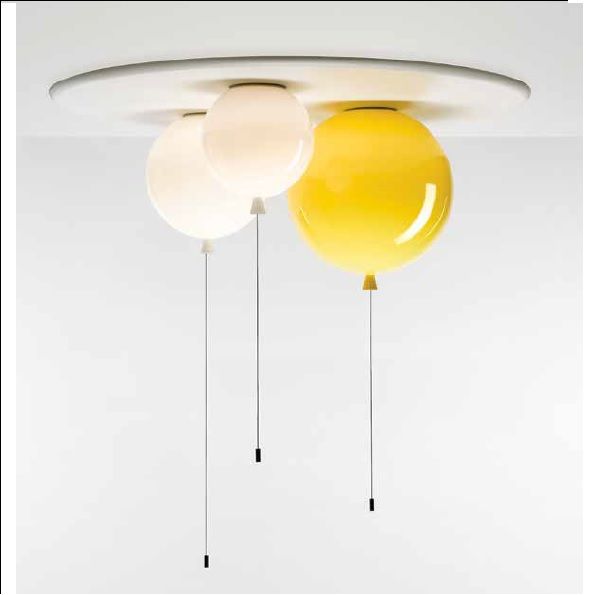 Deckenleuchte Memory 1000 3er set Farben nach Wahl
230V E27 3x 9W / D=1000mm