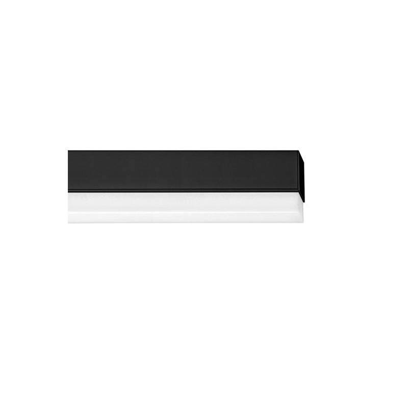 Anbauleuchte Metron 13W/2700°K Kunstglas opal/schwarz
230V/1400lm/L=600, B=36 H=65mm IP54