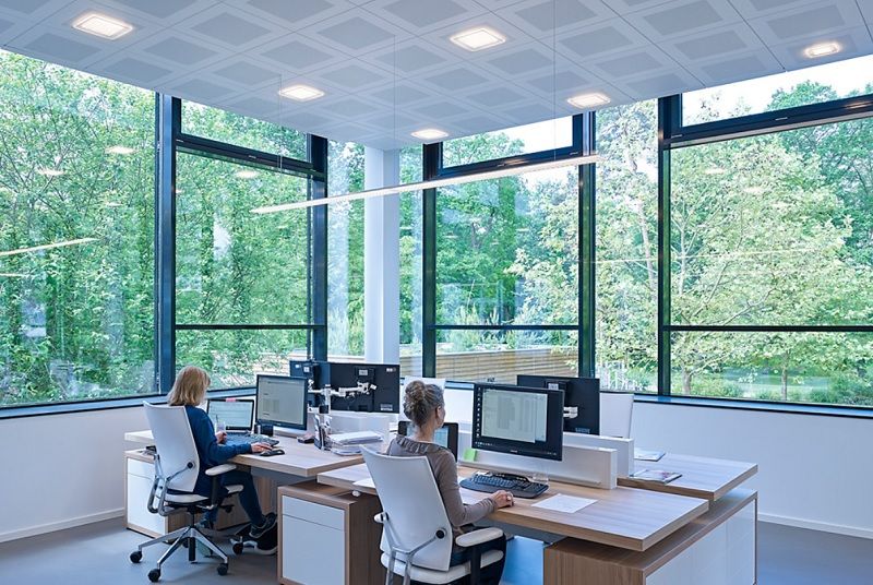 Deckenanbauleuchte Modul Q49 LED 60° 9.8W
24V/DC/49Led 3000°K IP20 /180x180/H=10 - Image 4