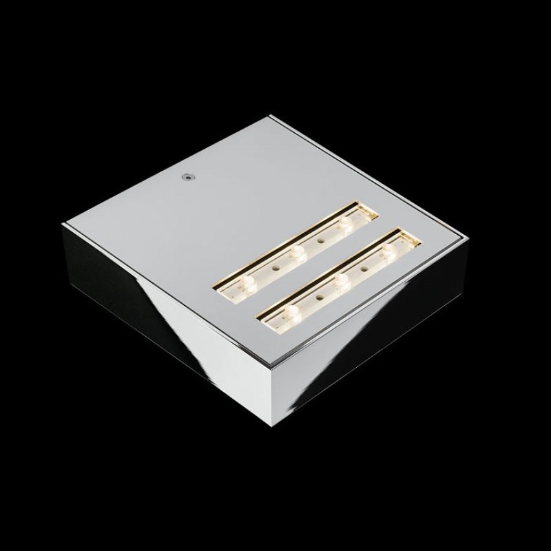 Wandleuchte Air Maxx Power Led 130 / 18W matt eloxiert 3000°K
230V/ L=135 T=135 H=36