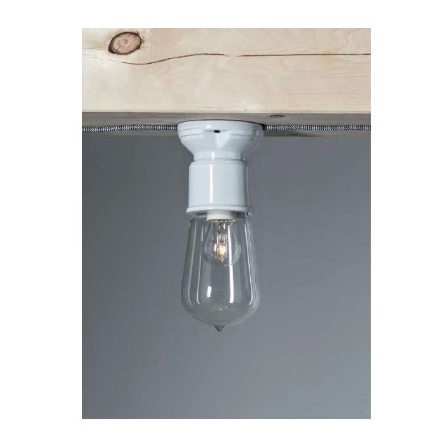 Deckenl. Novecento singola weiss matt
240V/E27 1x42W d=100 / IP20
