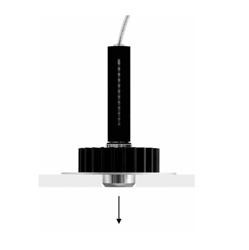 Einbaustraler Nulla 25 LED 8W DALI schwarz
DC 700mA 3000K D=25mm H=152 DA= 35 IP20