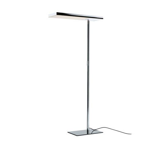 Stehleuchte Office Air LED verchromt PDLS
Kopf und Rohr Alu verchromt 3000°K