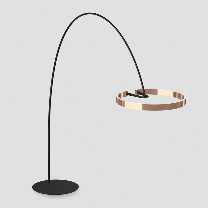Stehbogenleuchte MITO largo schwarz - rosegold
230V/LED 3330lm 60W D=600 H=2100-2400 IP20