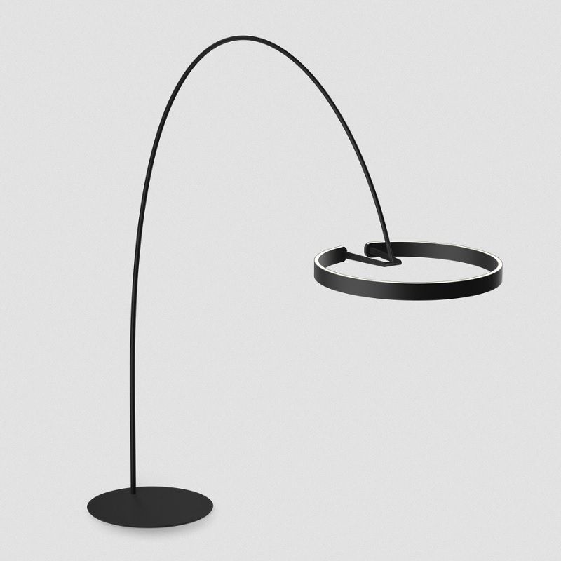 Stehbogenleuchte MITO largo schwarz
230V/LED 3330lm 60W D=600 H=2100-2400 IP20
