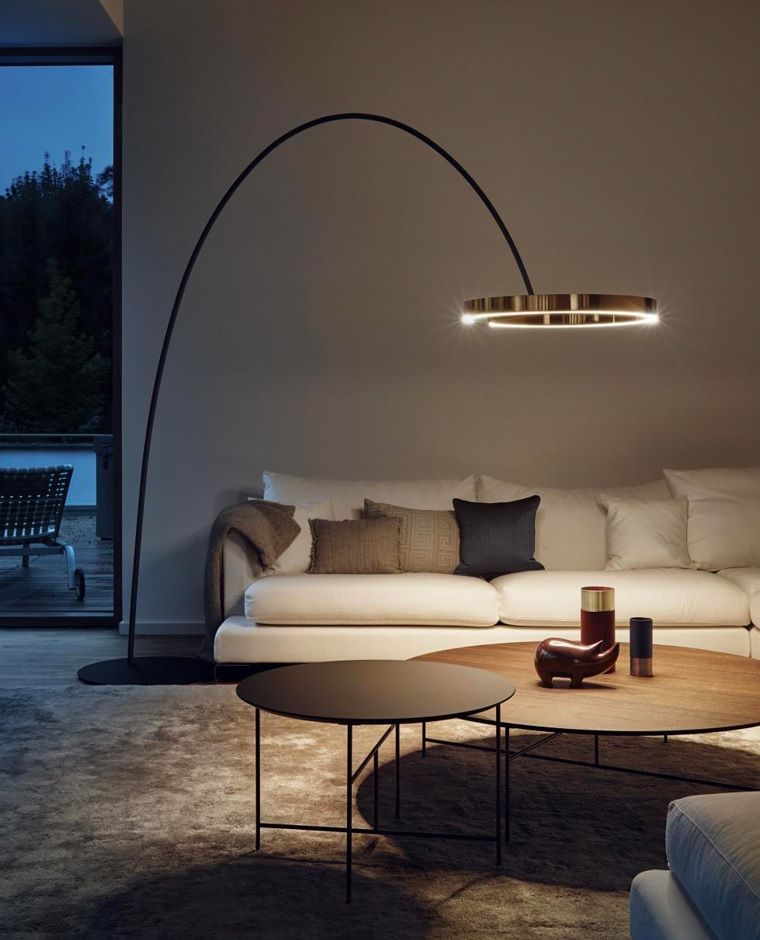 Stehbogenleuchte MITO largo schwarz - silber
230V/LED 3330lm 60W D=600 H=2100-2400 IP20 - Image 5
