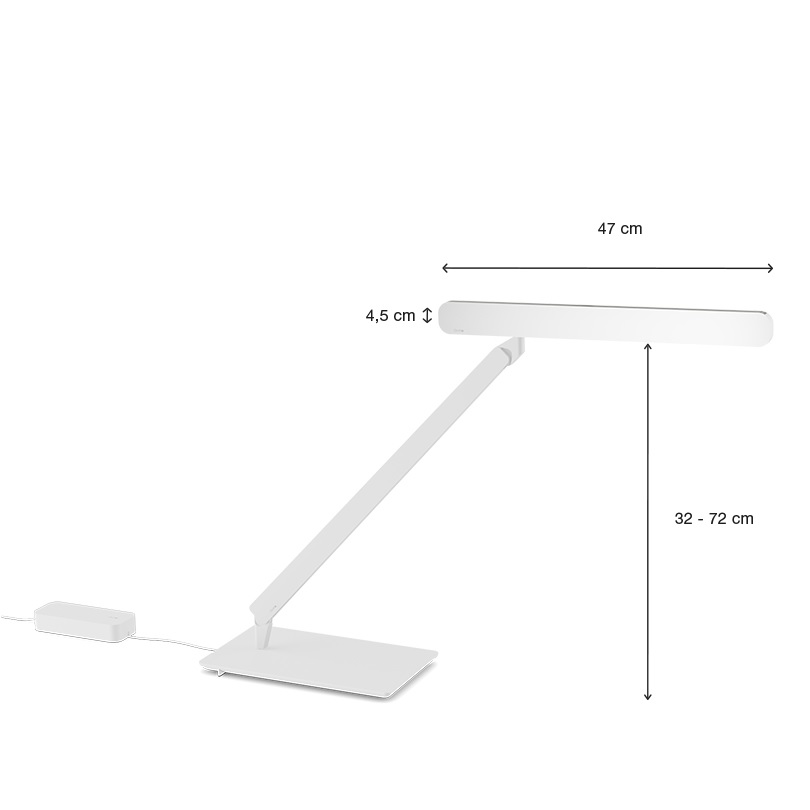 Tischleuchte Taglio tavolo Air phantom
230V/ 20W 1020lm RF L=470 H=720 IP20 - Image 2