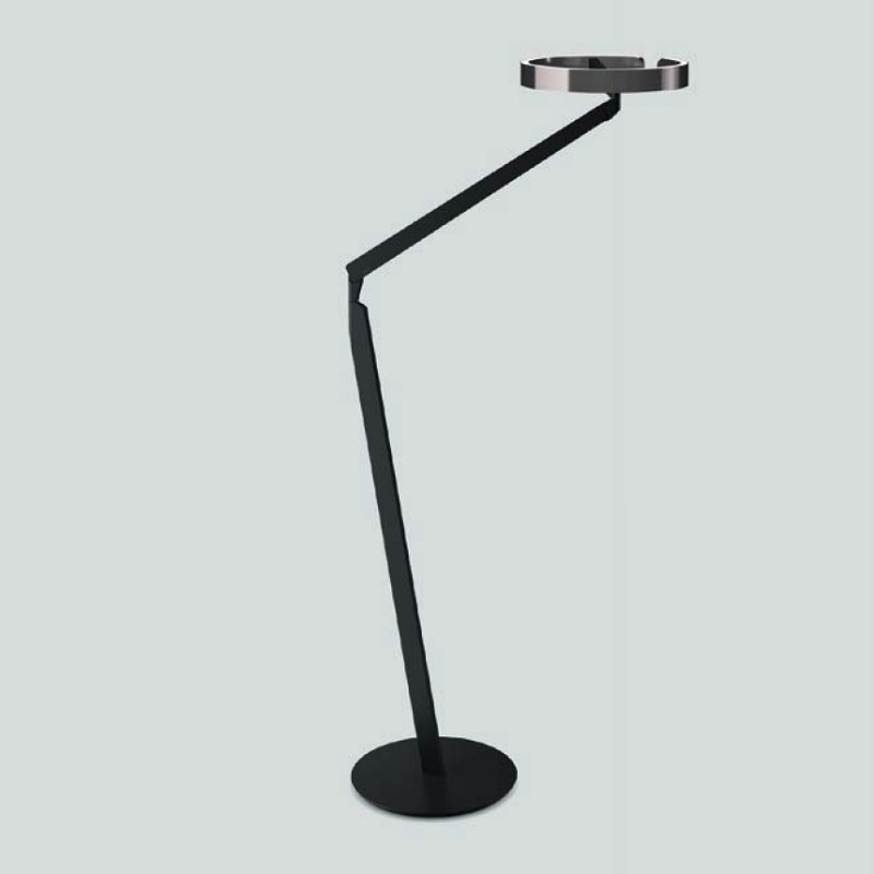 Steh-Leseleuchte Gioia lettura Air dark chrome
230V 24W 1550lm H=120-166cm /IP20