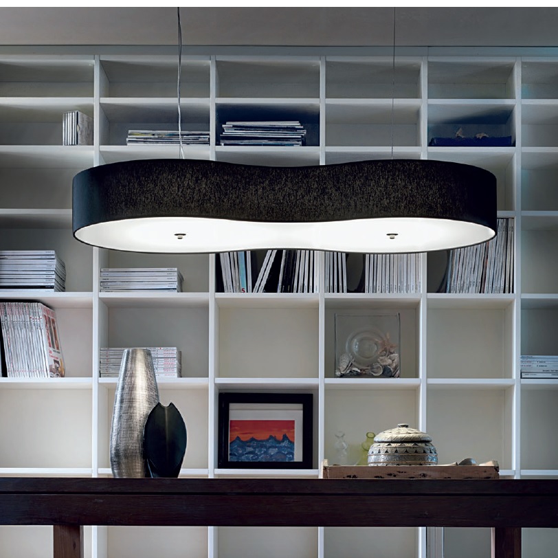 Hängeleuchte Ottovolante 100 Flanelle 
240V/ 2700K 5800lm 2x19W IP20