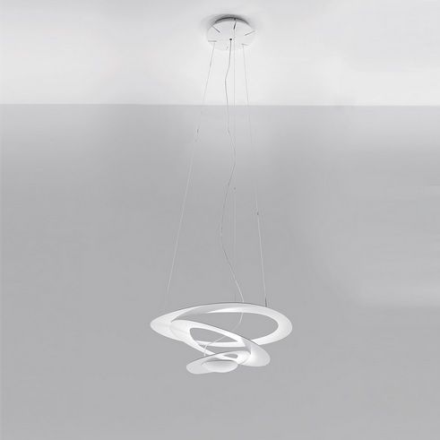 Pendelleuchte Pirce micro LED 29W weiss dim
230V 27W 3000K 2753lm CRI=90 D=465mm H=230mm