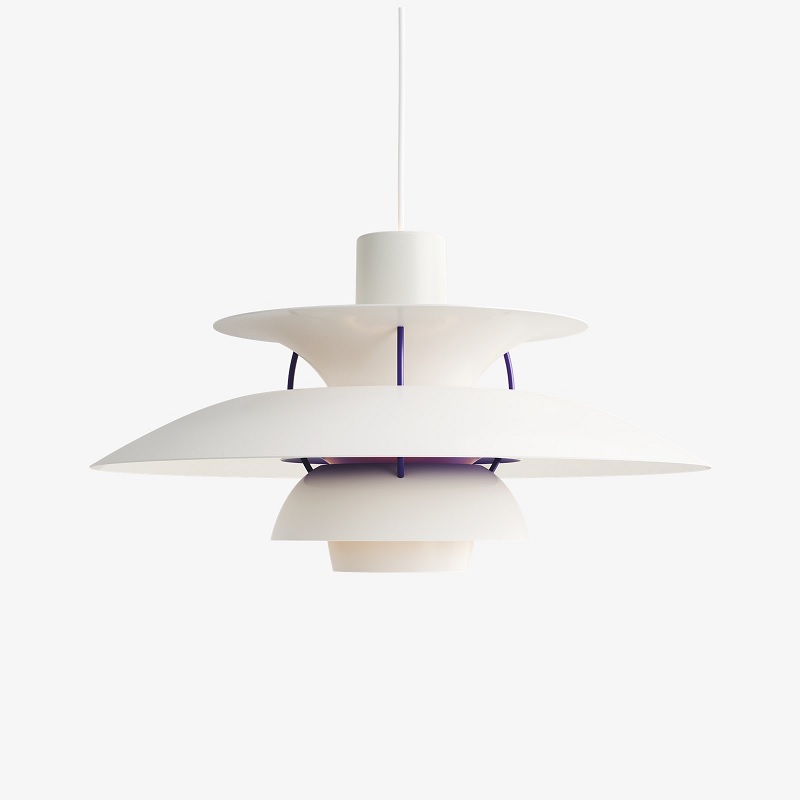 Pendelleuchte PH 5 E27 weiss classic
230V 1x75W E27 / D=500m H=267mm