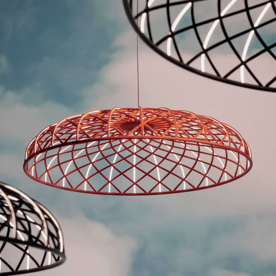 Pendelleuchte Skynest Suspension 78W Almond
240V 2700K 655Lm CRI90 D=904mm H=213 / IP20 - Image 5