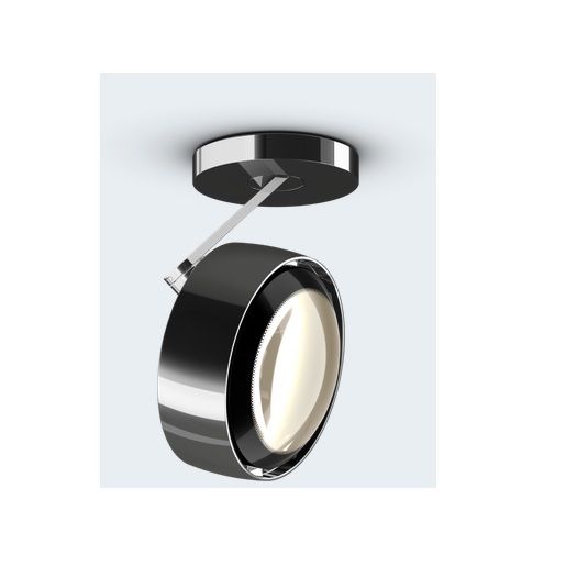 Deckenstrahler Piu alto 3d 26W 80° Linse LED chrommatt
240V 3000K für Aufbaumontage