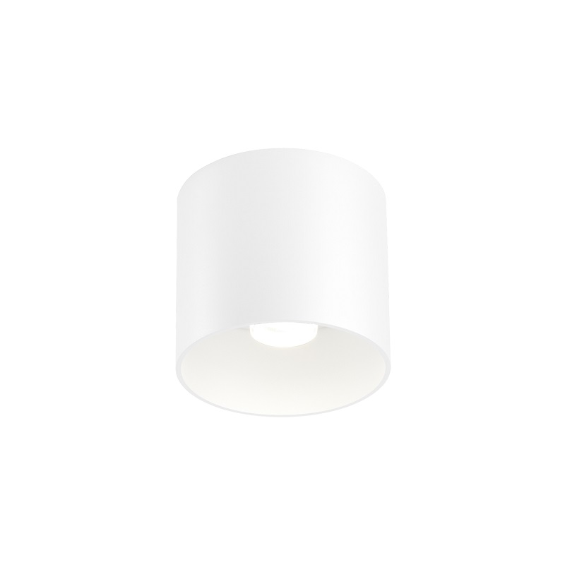 Deckenaufbauleuchte RAY LED 8W weiss
230V 670lm 2700K D=114 H=100 mm IP20