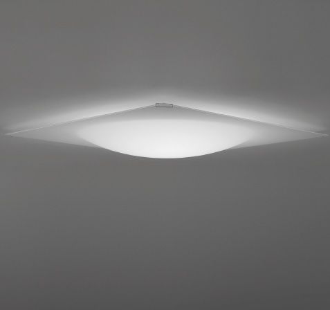 Wandleuchte QUADRA ICE FLAT 47 Glas Weiss
230V /200W R7s 117mm / 47x47cm