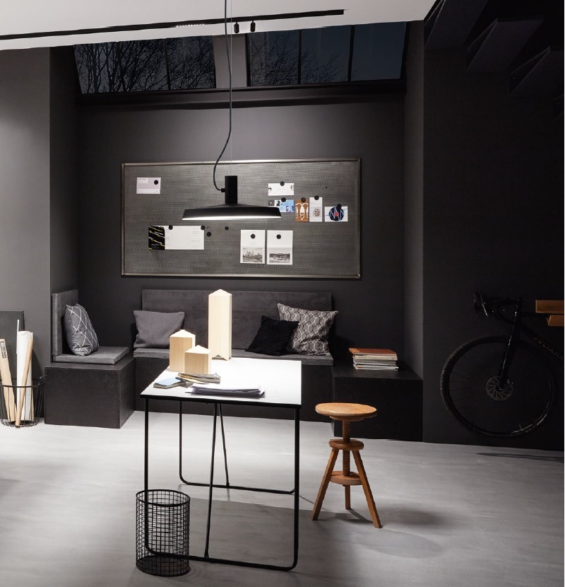 Pendelleuchte Roomor Office Prisma schwarz
230V 36W 3000K 3640Lm CRI90 D=560mm H=75 IP20 - Image 4