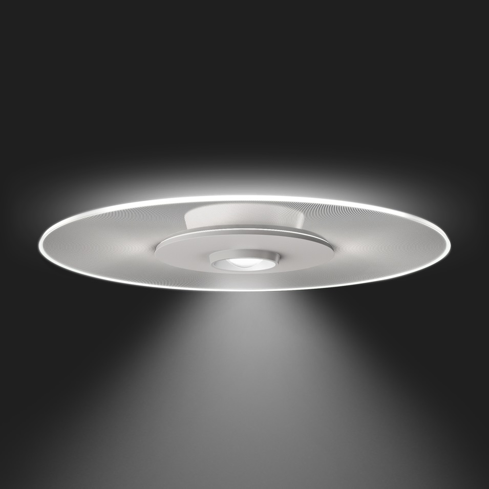 Deckenleuchte Dizco 16W weiss matt
230V 3000K 1150Lm CR90 D=400 H=65 /IP20