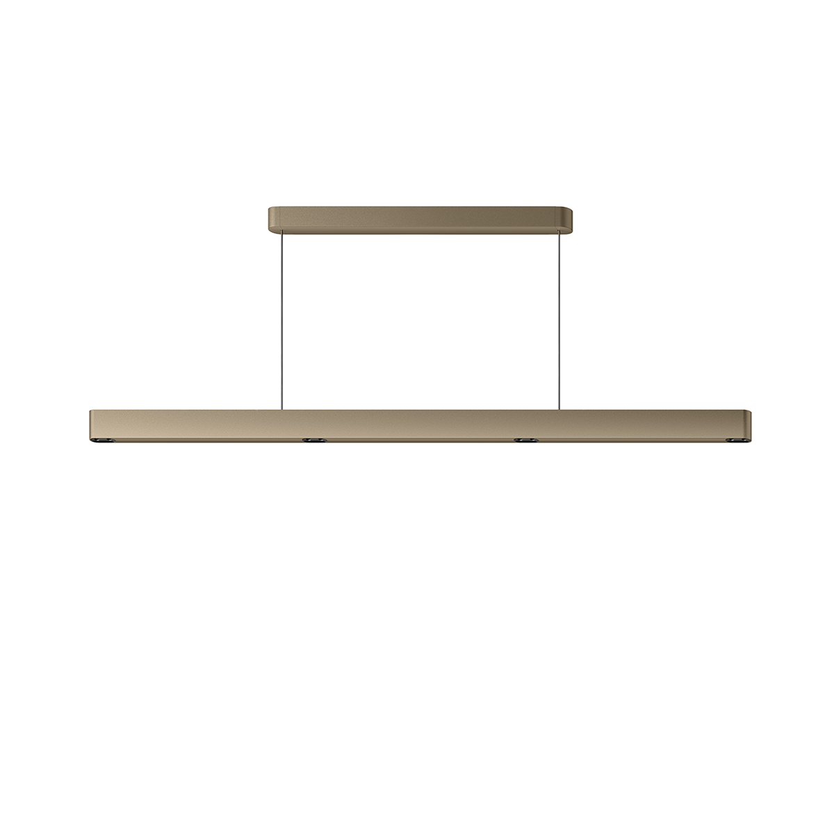 Pendelleuchte KLEEN 64W sand gold
230V/ 3000K 4220Lm L=1897 B=25 H=50mm/ IP20