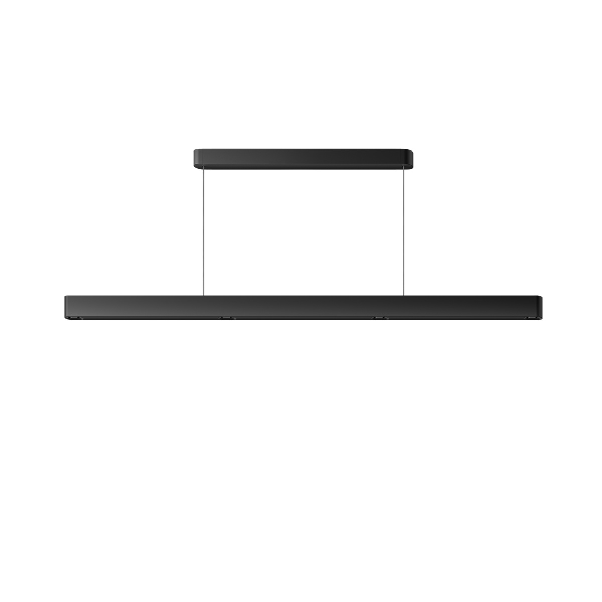 Pendelleuchte KLEEN 43W schwarz matt
230V/ 3000K 2810Lm L=1157 B=25 H=50mm / IP20