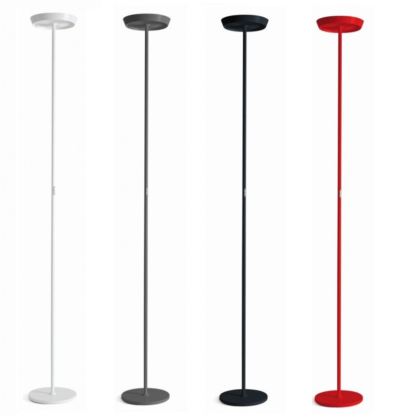 Stehleuchte Prince F1 LED 58W 2700°K silbergrau
230V/H=max.180 Fuss=23 Kopf=22.4