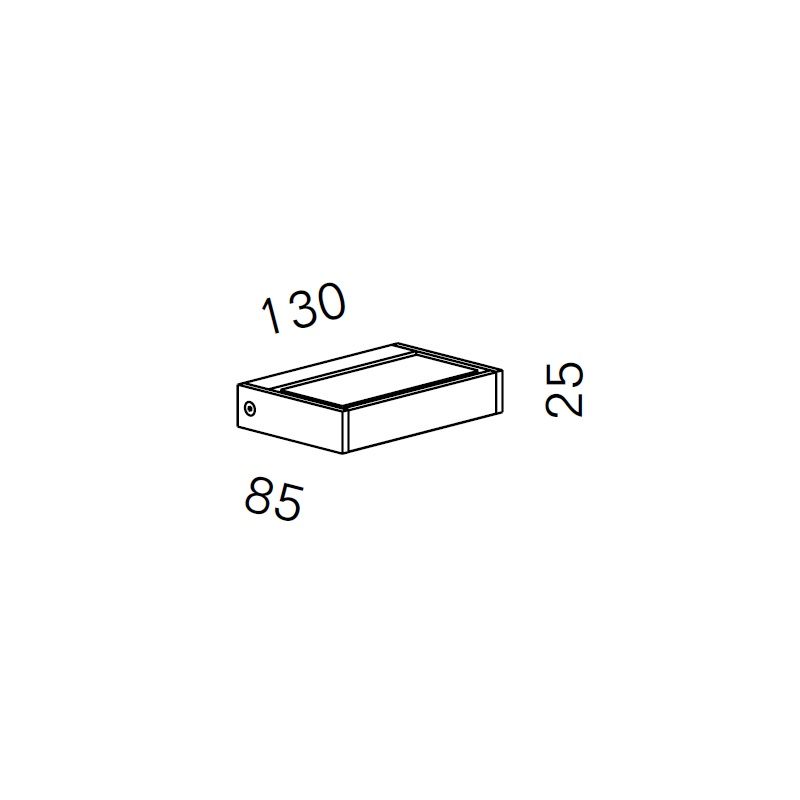 Wandleuchte SML WALL M 120W Alu satinée/satinée
240V R7s/1x120W G: satinée/satinée - Image 2