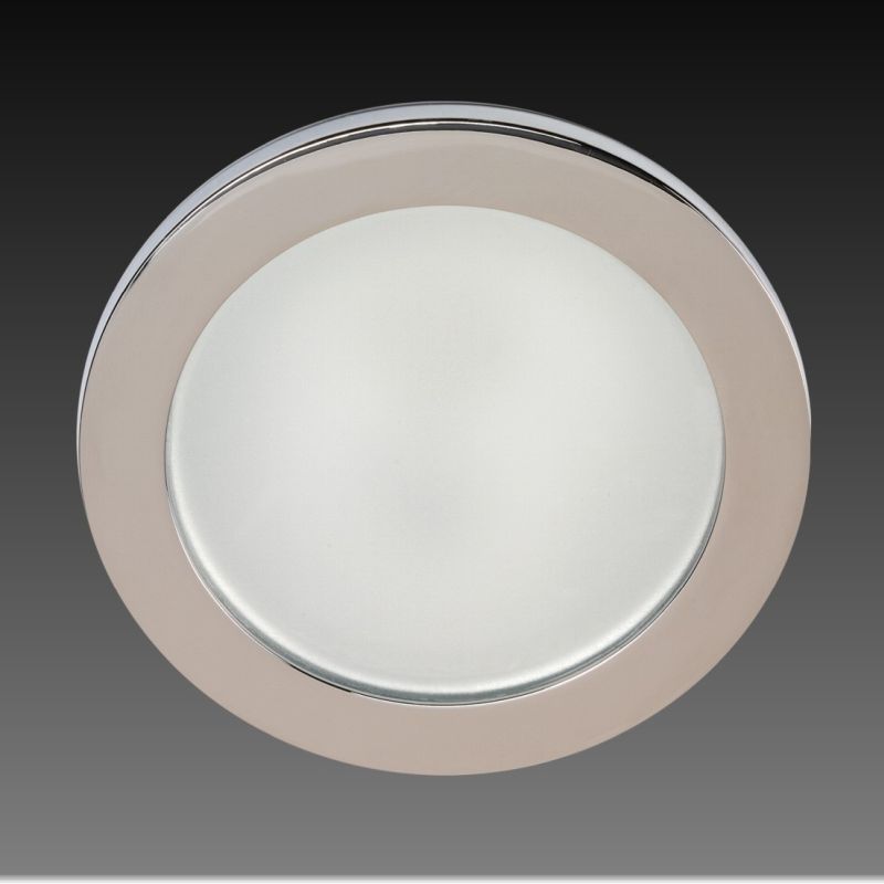 Aufbaustrahler  d=80 / 50W alu eloxiert
230V GU10/ 1x50W H=107mm D=80mm