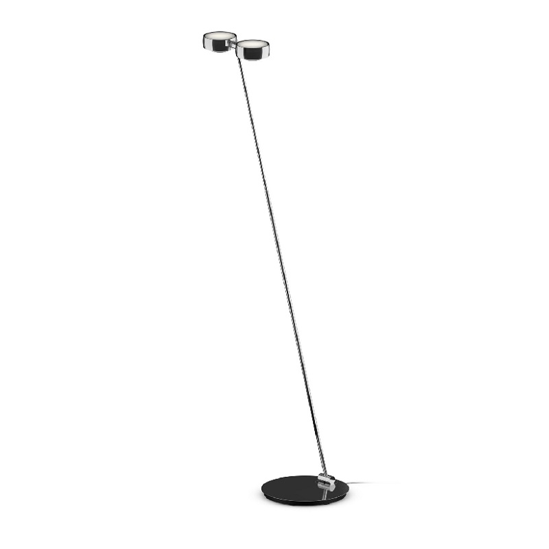 Stehleuchte LED Sento E  body + base H=180cm chrom
230V / 2700K/ CRI 97, max. 2x26W