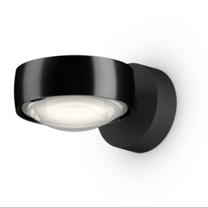 Wandleuchte Sento verticale E up schwarz - black phantom
230V 26W 2700K D=88 H=29 IP20