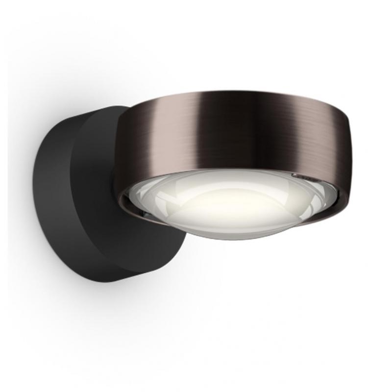 Wandleuchte Sento verticale E 26W up schwarz-phantom
230V 26W 2700K CRI97 D=88 H=29 IP20
