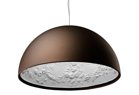 Hängeleuchte Skygarden 1 d=60 Rostbraun
240V/E27 1x150W HG d=60cm h=30cm
Kabel L=400cm