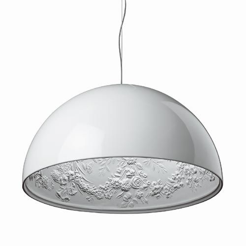 Hängeleuchte Skygarden 2 d=90 Weiss
240V/E27 1x230W HG d=90cm h=45cm
Kabel L=400cm
